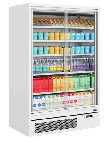 New supermarket glass door - new,