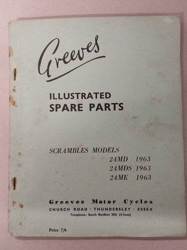 Greeves scrambler original - greeves,