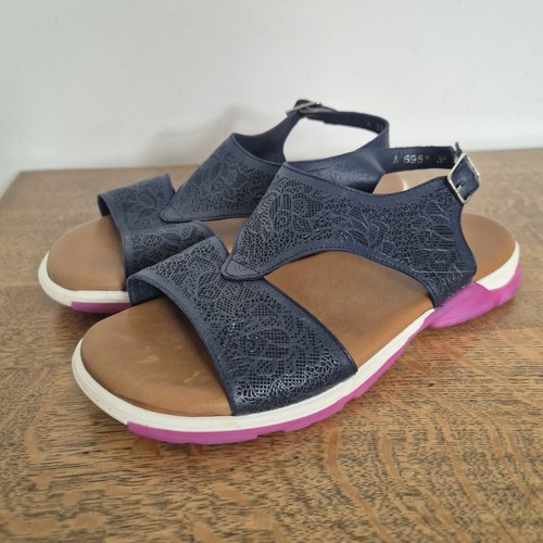 Adesso sandals size blue - sandals,