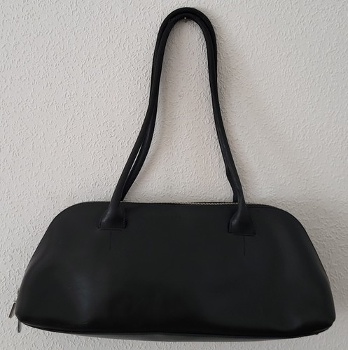 Furla black leather shoulder - furla,