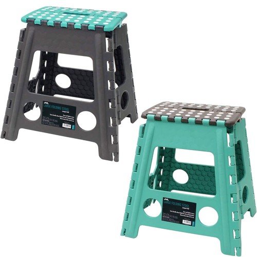 Jvl large folding step stool - step,