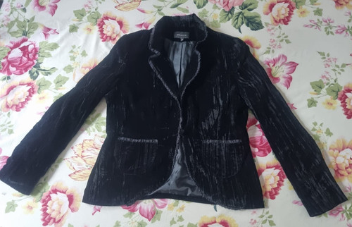 Womens black crushed velvet - black,