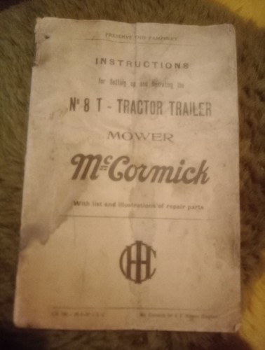 Mccormick no8 tractor - mccormick,