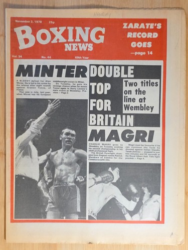 Boxing news magazine - -, /
