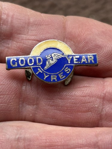 Vintage goodyear tyres - vintage, enamel