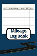 Mileage Record Log Book 6 X 9