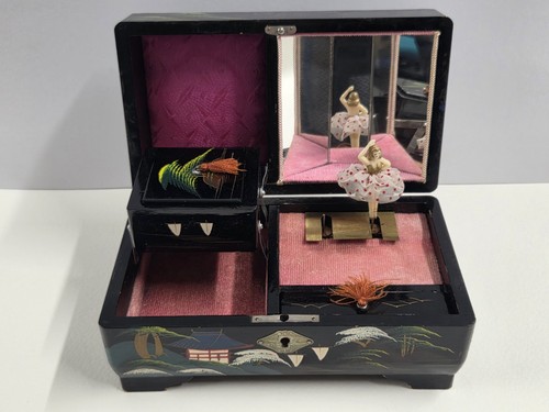 Chinese musical jewellery box - chinese,