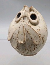 Vintage Early Alasdair Dunn Owl/Hoolet Isle of Arran 1970s Signed Scottish 