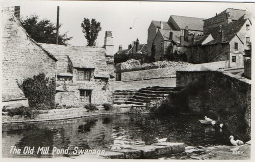 Vintage swanage postcard old - vintage,