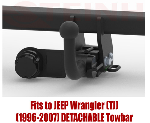 Detachable tow bar for - tow, jeep