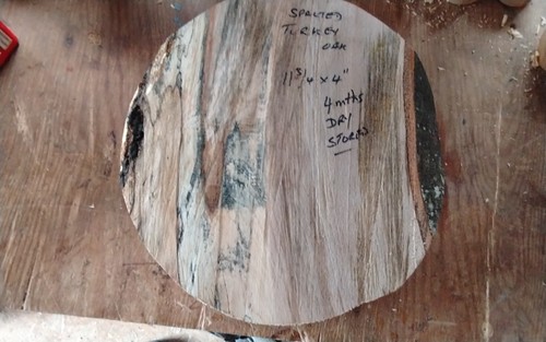 Spalted turkey oak - turkey, bowl