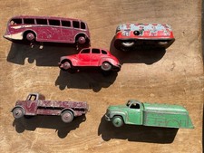 4 Dinky 1 Tin Plate Car Bus