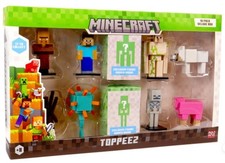 Minecraft Toppeez 10 Pack Deluxe Box Action Figures New Kids Xmas Toy Age 8+