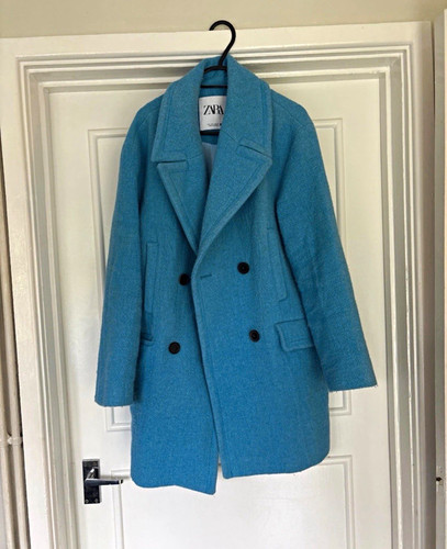 Zara blue double - blue, double-breasted