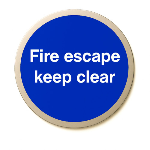 Qty fire door keep shut - 10,
