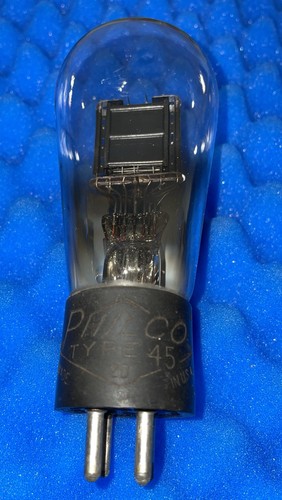 One philco globe tube - one, /