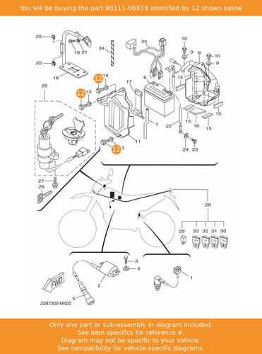 Yamaha bolt hex - bolt,hex., socket