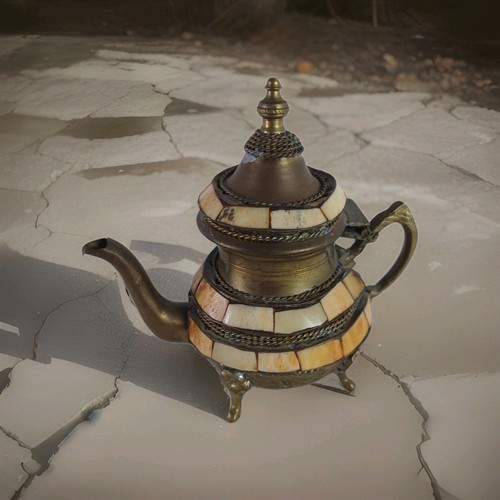 Vintage moroccan brass - moroccan, and