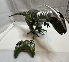 LARGE 32" GREEN INTERACTIVE ROBORAPTOR Dinosaur w/ REMOTE Not Syncing To Raptor