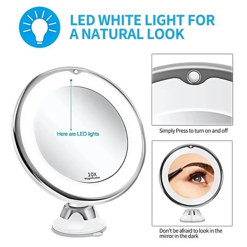 Flexible 10x magnifying vanity - flexible,