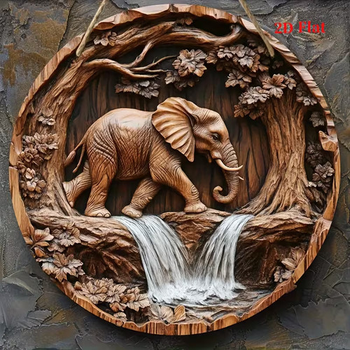 Beautiful elephant wooden - beautiful,
