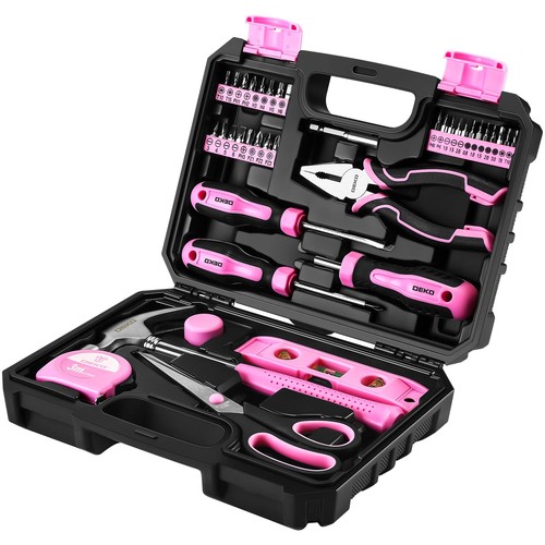 Pink tool kit set - pink,