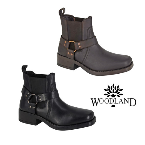 Mens woodland biker ankle - woodland,