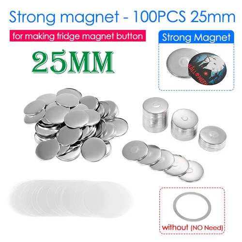 100pcs 75mm magnet - 50/100pcs, 25-75mm