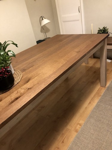 Ikea dark brown solid oak - dark,