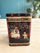 Vintage Chinese Tea Tin Caddy