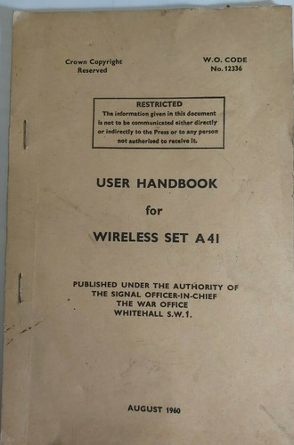 Larkspur army military radio - military,