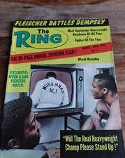 Vintage THE RING Magazine 1970 Muhammad Ali vs Joe Frazier Cover RG30