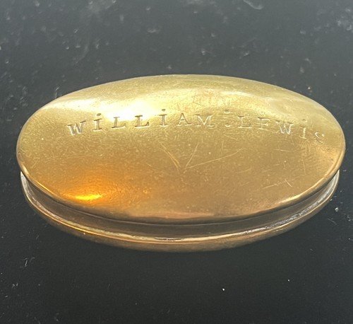 Antique wwi trench art - trench, oval