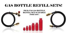 LPG UK Gas Bottle Refill Sets to Fill Variety of Empty Gas Bottles 
