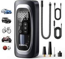ELESONG 150 PSI Car Tyre Inflator Air Compressor Portable Air electric BikePump