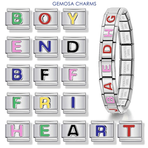 Italian charm bracelet link - charm,