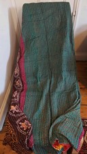 Vintage Indian Kantha Quilt