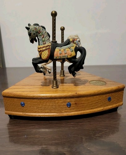 American carousel horse - horse, music