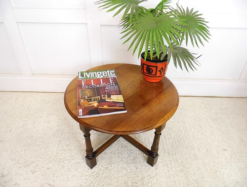 Antique art deco oak side - art,