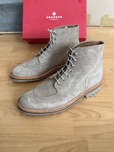 Grenson grover brown suede - grenson,