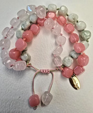 LOLA ROSE TRIPLE STRAND PINK /