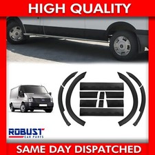 WHEEL ARCHES & BODY MOULDINGS TRIMS L&R ABS BLACK FOR FORD TRANSIT MK7 2006-2013
