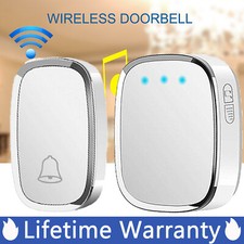 4 Volumes 36 Tunes Wireless Door Bell Plug-in New Electric Cordless Doorbell UK