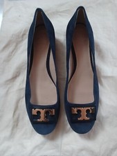 Tory Burch Suede Navy Shoes