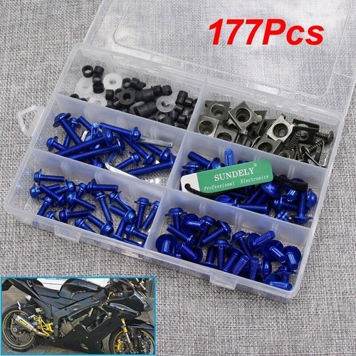 Blue fairing bolts kit - fairing,