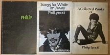 Phil Lynott Rare Books - Full Set of 4 (One Signed By PHILOMENA LYNOTT)