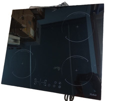 Hobsir Ceramic Hob 60cm Electric Hob 4 Zone Touch Control 6000W 9 Lock