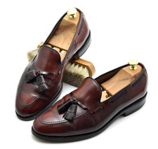 VTG Allen Edmonds Grayson Shell Cordovan Tassel Loafers 8 EEE 8287 Leather Shoes