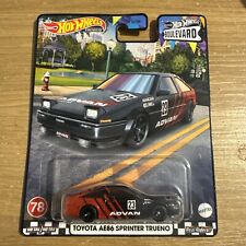 Hot Wheels Toyota Ae86 Sprinter Trueno Advan 1:64 Boulevard 78 Red Black HKF28