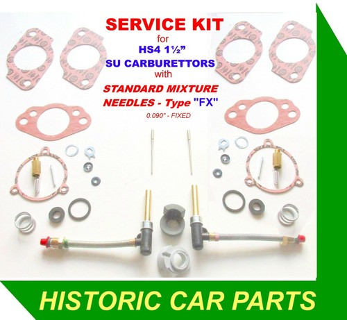 Hs4 carbs service kit - hs4, 1½"
